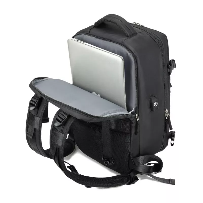 Rucksack NOVEEN CTB400 unisex 25 L, Polyester, 40×25×20 cm, schwarz