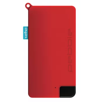 Powerbank Veho VPP-017-PK-RD Schlüsselanhänger 1000 mAh tragbares Ladegerät
