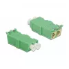 Optical Fiber Coupler DeLOCK 85927 LC Duplex Buchse auf Buchse 4 Stück