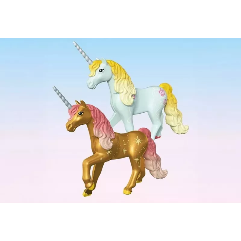 Figuren-Set Princess Magic 71838 Gemütliches Feenhaus und goldenes Einhorn