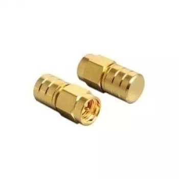 Kabeladapter DELOCK 88712 — SMA-Steckverbinder, vergoldete Kontakte, goldfarben