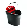 Eimer mit Moppauswringer Vileda 157870 — schwarz, 10 L, passend für Ultramax & Ultramax XL, 380×300×380 mm