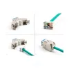 DeLOCK Keystone-Modul 88113 Flach RJ-45 Blau 10 St.