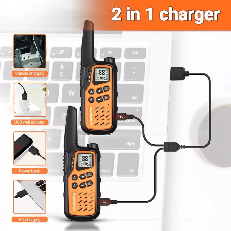 Walkie-Talkie Baofeng BF-T25E Orange, 2 Stück