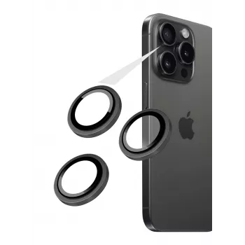 Festes Kamera-Schutzglas | Samsung | Galaxy S26 Ultra | Gehärtetes Glas | Schwarz
