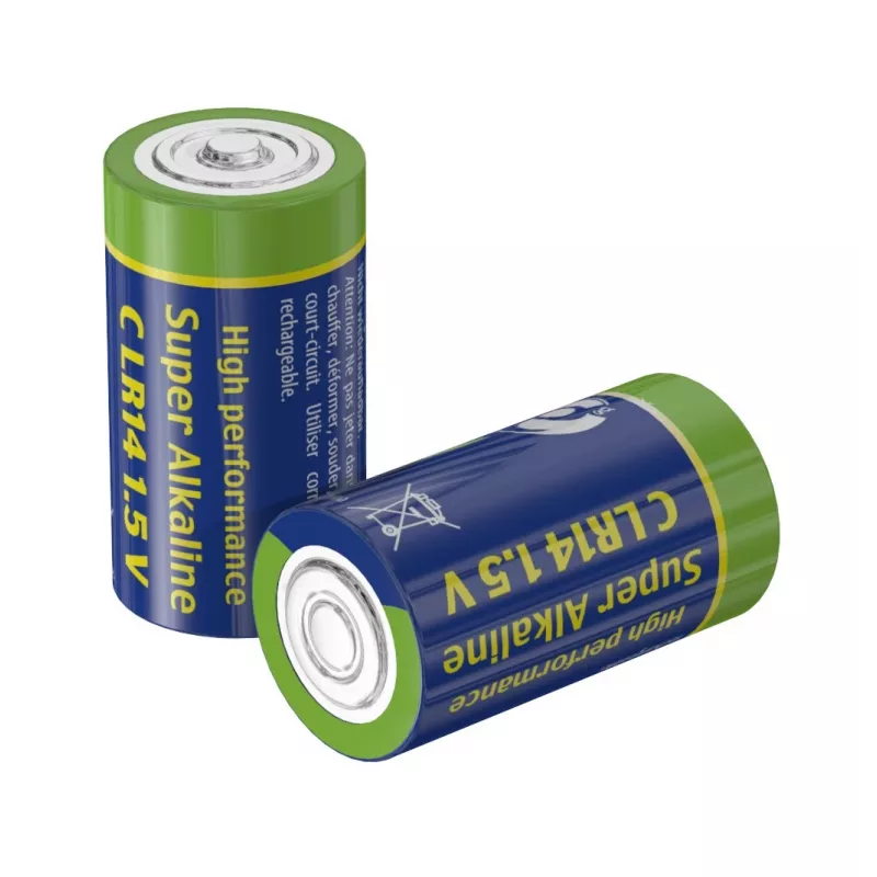 Alkalibatterie LR-14 C-Cell, 1,5 V, 2 Stück