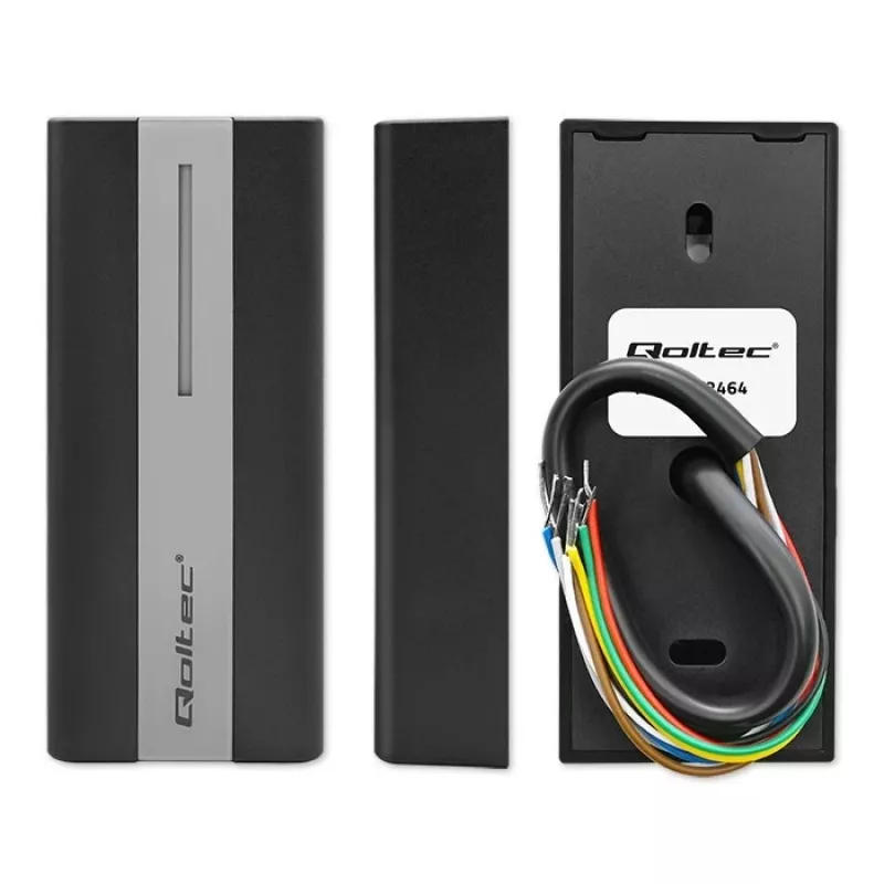 Qoltec RFID kontaktloser Karten- & Schlüsselanhänger-Leser | EM | Mifare | Karte | Schlüsselanhänger | ABS