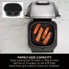 Ninja DG551EU Heißluftfritteuse Einzelgerät 3,8 L Stand-alone 1760 W Heißluftfritteuse Schwarz, Silber