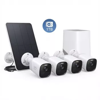 EUFY EufyCam E40 - Netzwerk-Überwachungskamera - wetterfest / staubdicht / UV-beständig / wasserdicht - Farbe (Tag/Nacht)
