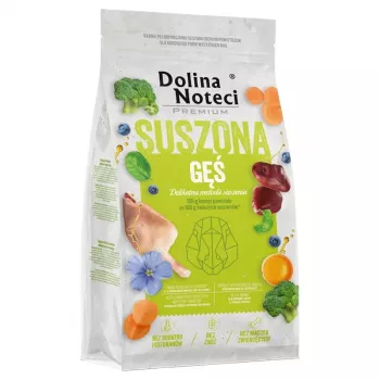Trockenfutter Dolina Noteci Premium Gans 9 kg — Alleinfutter für ausgewachsene Hunde, 26 % Protein, 15 % Fett