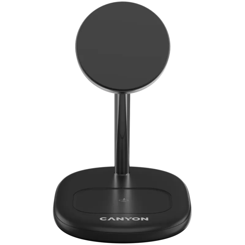 Canyon On Power 205 - 2in1 - kabellose Ladestation für 2 Geräte gleichzeitig - schwarz