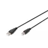 Assmann USB Verbindungskabel. Typ A - B M/M. 1,0m. USB 2.0 geeignet. UL. sw (AK-300102-010-S)