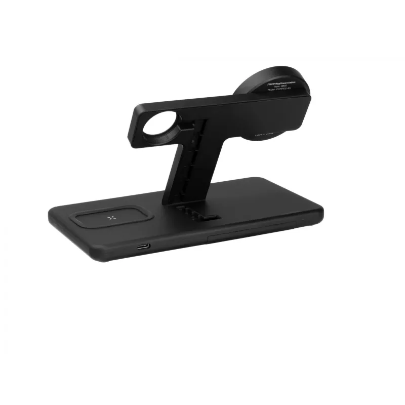 Fixed | MagPowerstation 3-in-1 kabellose Ladestation mit MagSafe-Halterung | FIXMPOS-BK | Schwarz