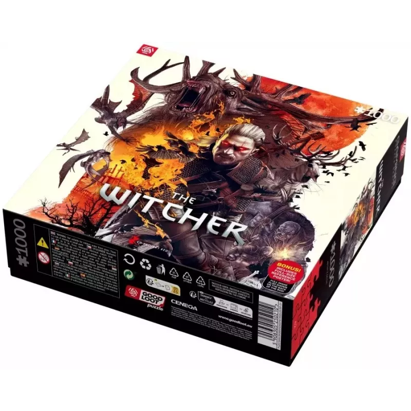 Good Loot Gaming Puzzle: The Witcher Monsters, 1000 Teile