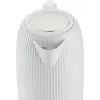 Gorenje Wasserkocher | K17DPW | Elektrisch | 2200 W | 1,7 L | Edelstahl | 360°-Drehsockel | Weiß