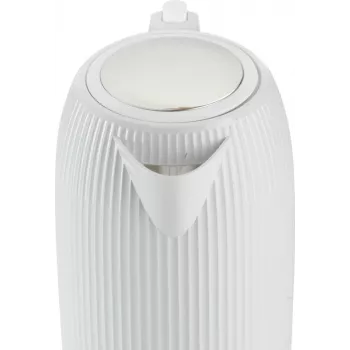 Gorenje Wasserkocher | K17DPW | Elektrisch | 2200 W | 1,7 L | Edelstahl | 360°-Drehsockel | Weiß
