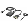 SpeaKa Professional AV-Wandler SP-12111624[VGA-Buchse - HDMI] 1920 x 1080 Pixel (SP-12111624)