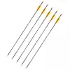 Pfeilset POE LANG D-055-B3 — Glasfaserpfeile, 28 Zoll (710 mm), schwarz, 5er-Set