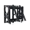 Edbak VWPOP65-P Flachbildschirm-Wandhalterung - Flachbildschirm-Wandhalterungen (60 kg, 42 Zoll, 65 Zoll, 100 x 100 mm, 400 x 200 mm, Schwarz)