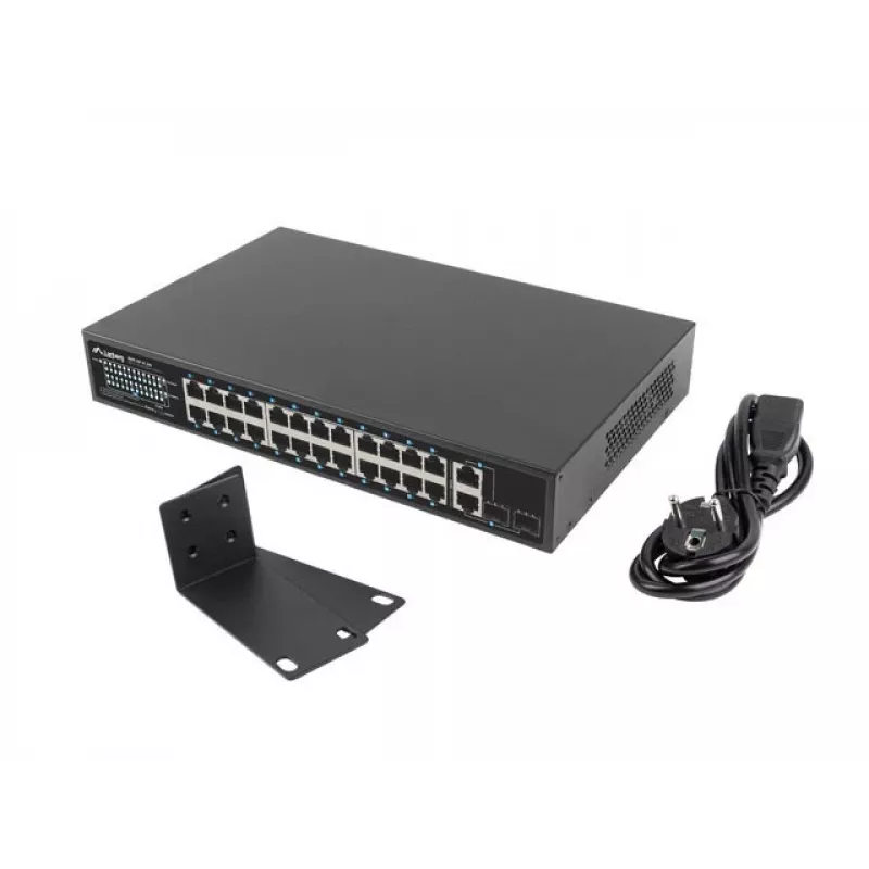 Lanberg RSFE-24P-2C-250 Netzwerk-Switch Unmanaged Gigabit Ethernet (10/100/1000)