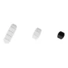 Kabelhalter DeLOCK trapezförmig selbstklebend Kombi-Set 10 Stück schwarz weiß