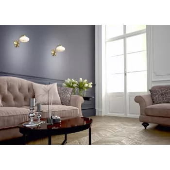 Activejet Klassischer Kronleuchter Pendelleuchte NIKITA Patina 5xE27 für Wohnzimmer