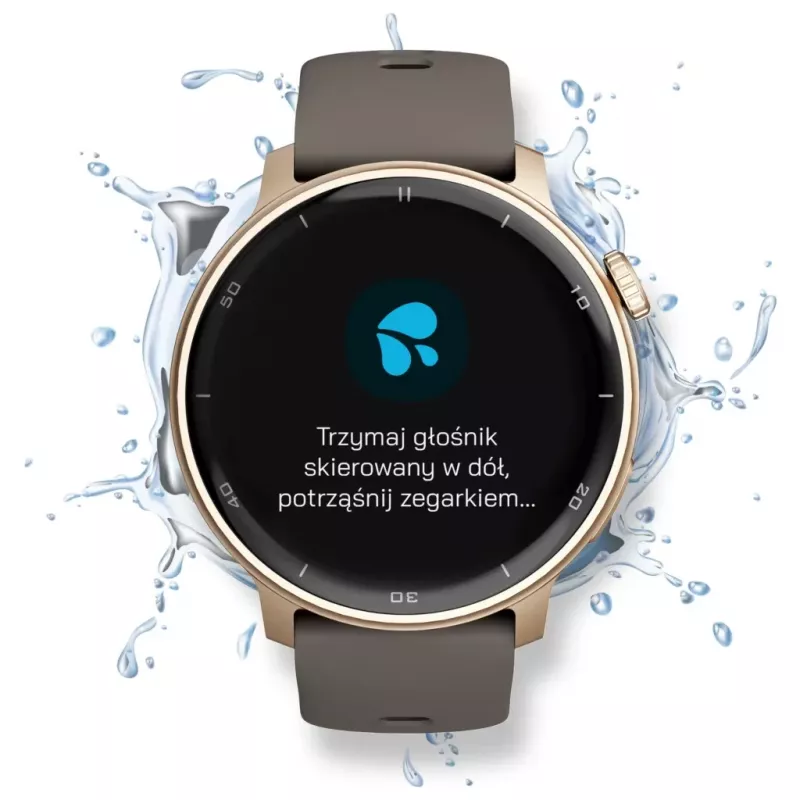 Smartwatch Stelio STSWA101GD Activ GPS 46 mm Gold — 46 mm GPS-Smartwatch, goldenes Gehäuse
