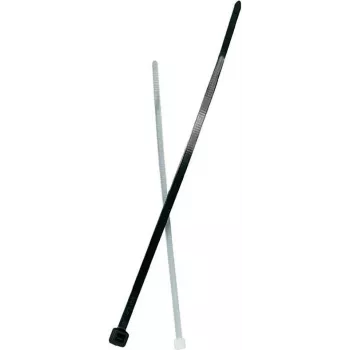 Fischer Kabelbinder UBN (L x B) 350 mm x 7,6 mm Farbe: Schwarz 100 Stück Fischer (87497)