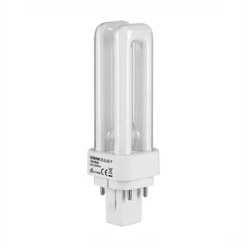 Kompaktleuchtstofflampe Osram DULUX F24 EM V 12W 840 2G10, 12 W, 4000 K, 1500 lm, 2G10-Sockel