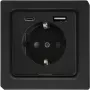 Eltako Steckdose Anthrazit matt DSS55E+USBA+C-am (30055900)