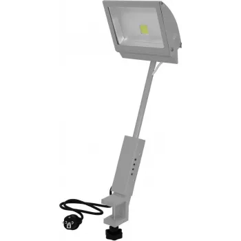 LED-Fluter EUROLITE KKL-50 4100K Silber, kompakter Hochleistungs-Außenstrahler