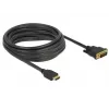 Videokabel-Adapter DeLOCK 85656 5 m HDMI Typ A DVI Schwarz