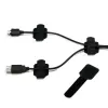 LABEL THE CABLE PRO Wand-Klettkabelhalter, Set mit 50 Stück - schwarz