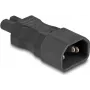 DeLOCK Power Adapter IEC 60320 - C14 auf C7 Buchse 2,5 A Schwarz