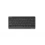 Drahtlose Tastatur A4Tech FSTYLER FBK11 2,4 GHz Bluetooth Grau – kompaktes Layout, kabelloser Dual-Modus