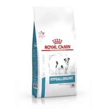 Trockenfutter für Hunde Royal Canin Vet Hypoallergenic Small Dog 1 kg – Geflügel, 24 % Protein, 16 % Fett, laktosefrei