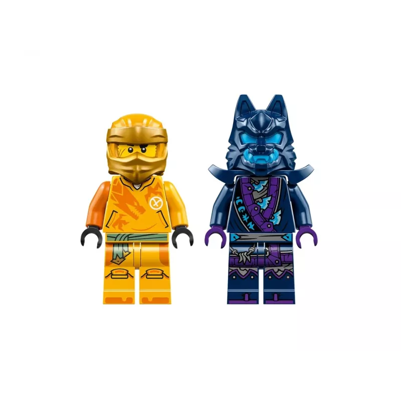 LEGO NINJAGO Arins Kampf-Mech Actionfigur Ninja-Spielzeug für Jungen und Mädchen ab 4 Jahren, Dragons Rising Set mit Arin Minifigur und Mini-Kata