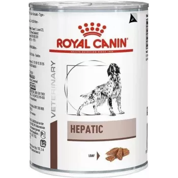 Veterinäres Nassfutter für Hunde Royal Canin Hepatic Adult 420 g Dose — Leberunterstützung, Geflügelgeschmack, 6,5 % Eiweiß, 4 % Fett