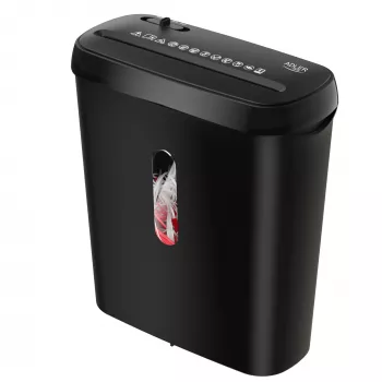Aktenvernichter | AD 1039 | Schwarz | 8 L | 70 dB | Streifenschnitt