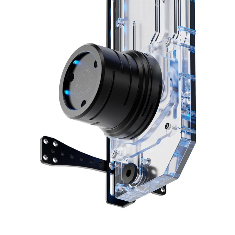 Singularity Resonance 2.0 Single D5 Distro Plate — Einzelpumpen-Reservoir-Distributionsplatte für individuelle Wasserkühlung