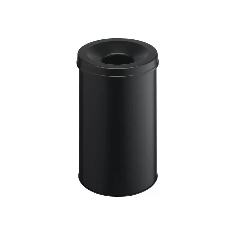 Abfalleimer Rund Stahl Schwarz Durable 330601