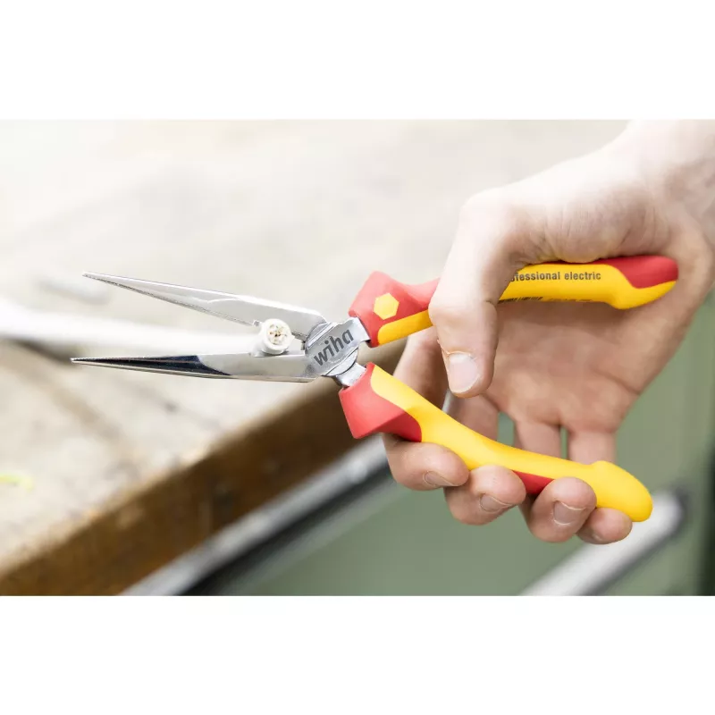Flachzange Wiha Professional Electric mit Schneide, Modell 27423