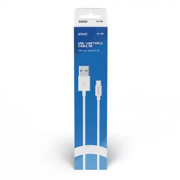 Savio CL-125 USB-Kabel USB 2.0 1 m USB A USB C Weiß