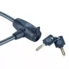 Schlüssel-Fahrradkabel 10 mm - YCK0/10/60/2 Schwarz