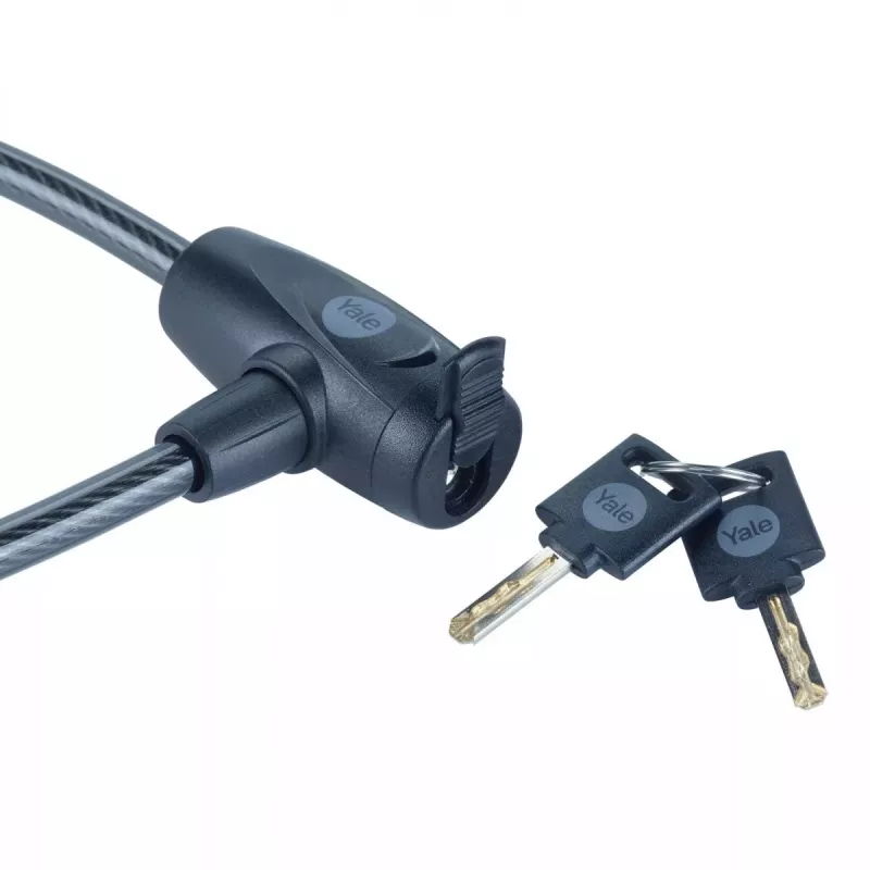 Schlüssel-Fahrradkabel 10 mm - YCK0/10/60/2 Schwarz