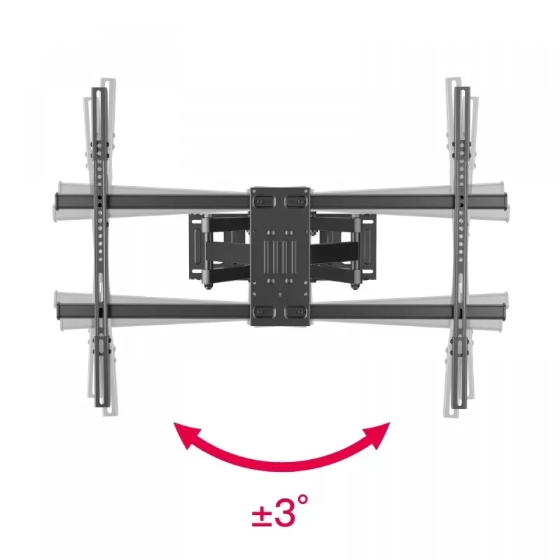 TV-Halterung TB TB-854 für Fernseher bis 100 Zoll, max. 65 kg, VESA 800×600