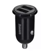 Auto-Ladegerät Baseus Gain Pro Universal Schwarz – 2× USB 2.0, 2,4 A pro Port, Eingang 12–24 V, 5 V Ausgang