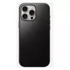 Handyhülle Nomad Modern Leather Case für iPhone 16 Pro Max, 6,9 Zoll (17,5 cm), schwarz, Leder+PC+TPU