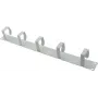 Kabelmanagementplatte helos 328643 1U mit 6 Metallbügeln 70×40 mm hellgrau