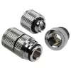 Wasserauslass G1/4 Zoll Außengewinde – BitsPower Touchaqua, 2er-Pack, silber